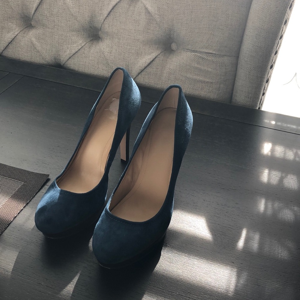 Calvin Klein Suede Pumps
